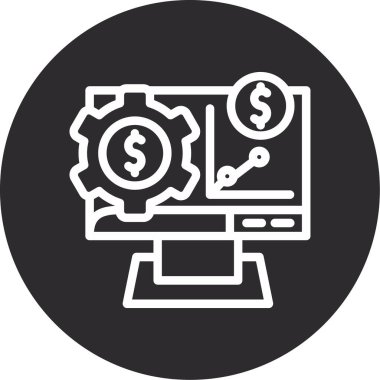 seo modern simgesinin vektör illüstrasyonu