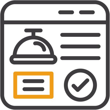 kontrol listesi simgesi, vektör illüstrasyonu