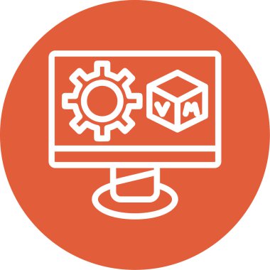 Ayarlama. Web simgesi basit illüstrasyon