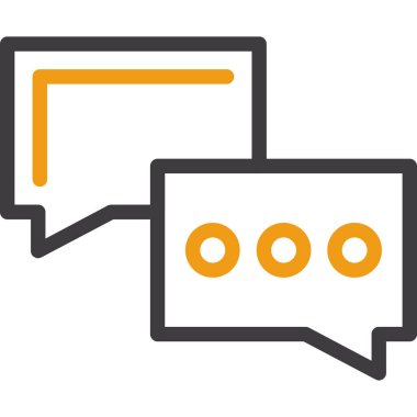 Konuşma baloncukları vektör illüstrasyonu