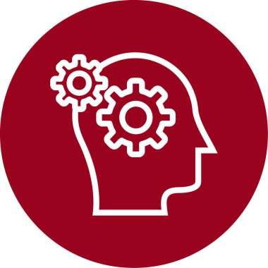 Vites düz yuvarlak vektör simgesi