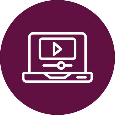 vektör dizüstü simgesi illüstrasyonu