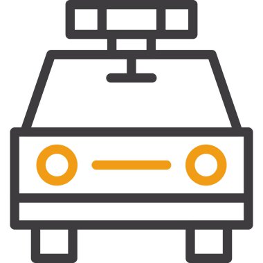 - Araba. Web simgesi basit illüstrasyon