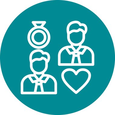 Bir grup insanın vektör çizimi