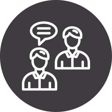 insanlar simge vektör illüstrasyonu