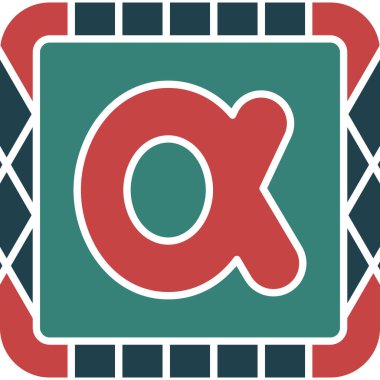 alfabe blokları simge tasarımı