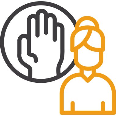 el simgesi vektör illüstrasyonu