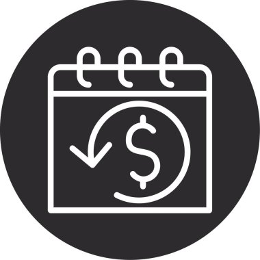 para simgesi vektör illüstrasyonu