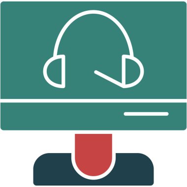 Çağrı merkezi. Web simgesi