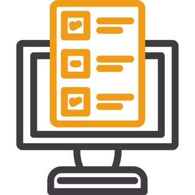 Ağ simgesi. Web tasarımı için basit web vektör simgeleri çizimi