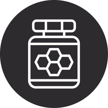 Gıda simgesinin vektör illüstrasyonu