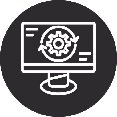 Vektör seo simgesi illüstrasyonu