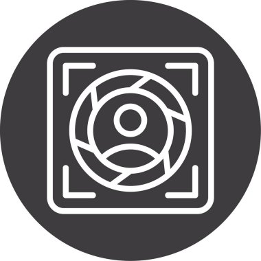 Vektör kamera Simgesi illüstrasyonu