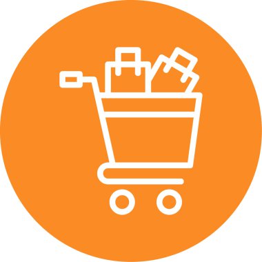 Alışveriş arabası. Basit tasarım