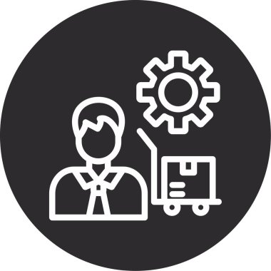 Vitesli bir adamın vektör çizimi