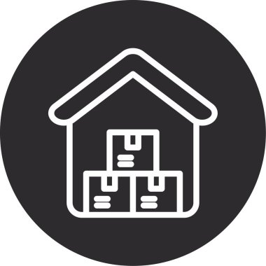 Ev simgesi vektör illüstrasyonu