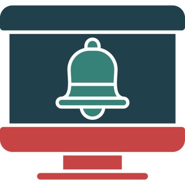 Zil. Web simgesi basit tasarım