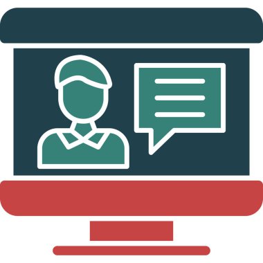 çevrimiçi pazarlama simgesi vektör illüstrasyonu