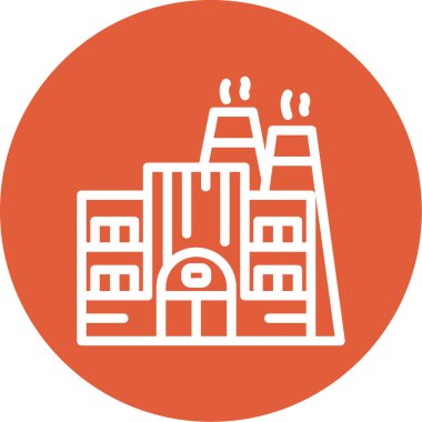 Bir binanın vektör illüstrasyonu