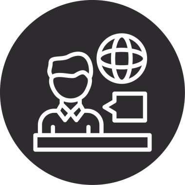 iş simgesi, vektör resimleme