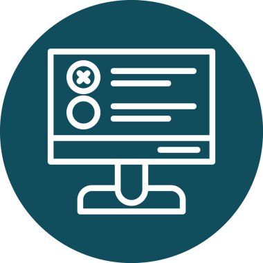 Modern dizüstü bilgisayar simgesinin vektör illüstrasyonu