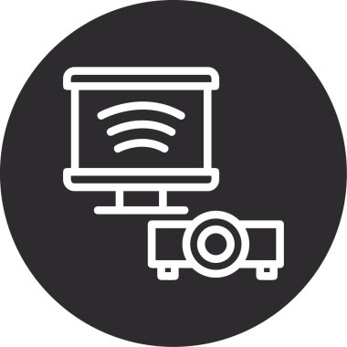 Beyaz arkaplan, vektör, illüstrasyon üzerinde izole edilmiş wifi düz simgesi