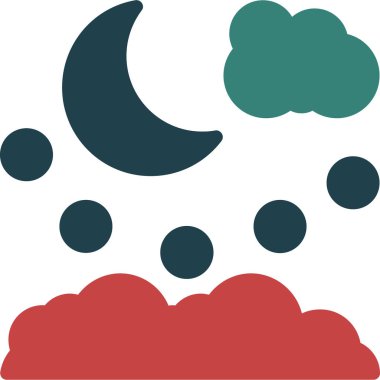 Bulut. Web simgesi basit illüstrasyon