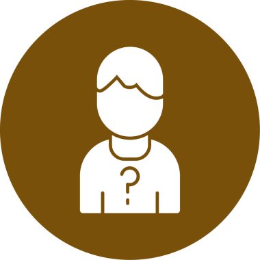 avatar. Web simgesi basit illüstrasyon