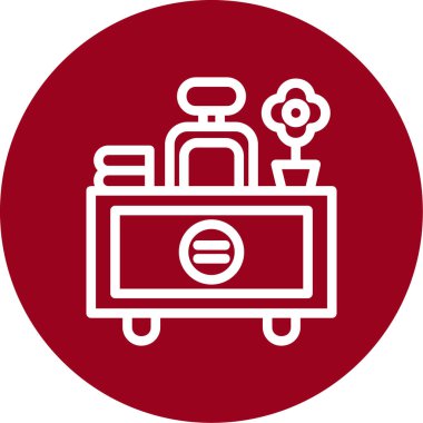 alışveriş simgesi vektör illüstrasyonu