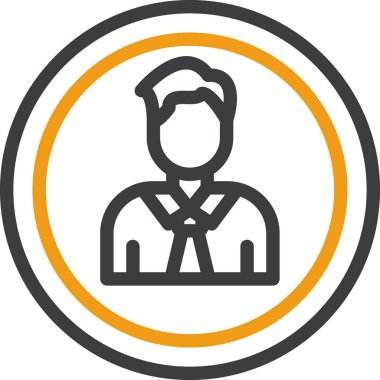 İnsan simgesinin vektör illüstrasyonu