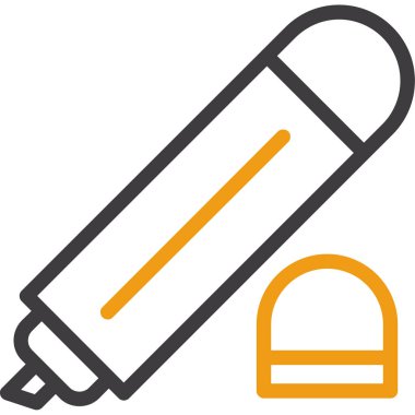 Kalem. Web simgesi basit tasarım