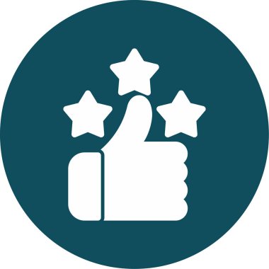 başparmak yukarı simgesi, vektör illüstrasyonu