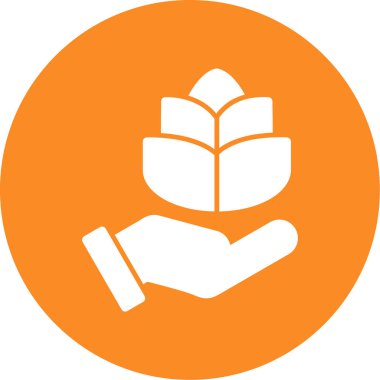 Bir ağaç simgesinin vektör illüstrasyonu