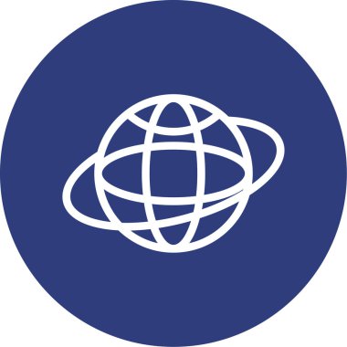 dünya simgesi, vektör illüstrasyonu