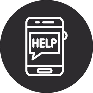 yardım iletisi vektör tasarımı