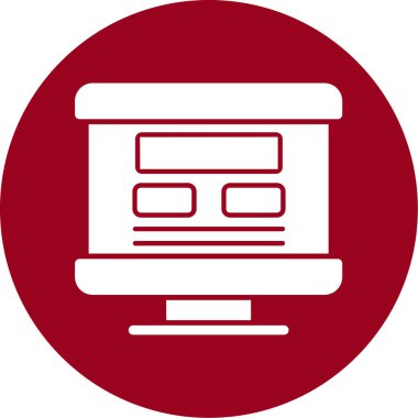 vektör dizüstü simgesi illüstrasyonu