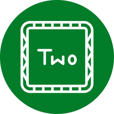 2 ve 2, 2 ve 2 ve 2, 3, 2, 3, yuvarlak vektör simgesi