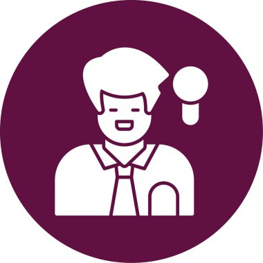 İnsan simgesinin vektör illüstrasyonu