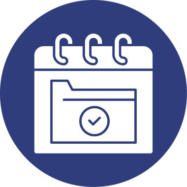 vektör Takvimi Simgesi illüstrasyonu