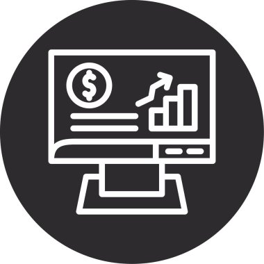 iş vektörü simgesi modern resim