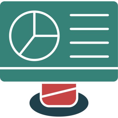 vektör hedef simgesi illüstrasyonu