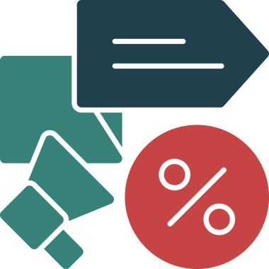 Bir alışveriş simgesinin vektör çizimi