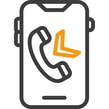 telephone call icon vector illustration