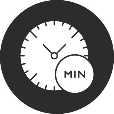 vektör saat simgesi, illüstrasyon