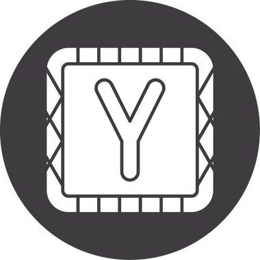 Modern b 'nin vektör illüstrasyonu eksik simgesi