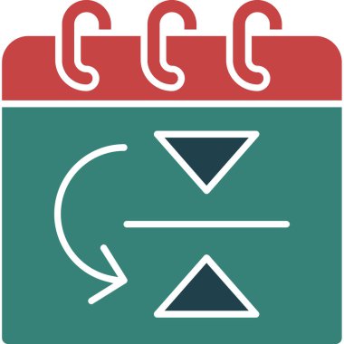 Tek bir simgenin vektör illüstrasyonu