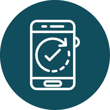 Uygulama modern simgesinin vektör illüstrasyonu