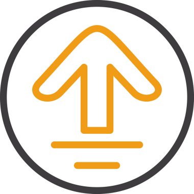 ok ana hatları simgesini anahat biçiminde yukarı yönlendir