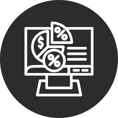 Seo simgesinin vektör illüstrasyonu