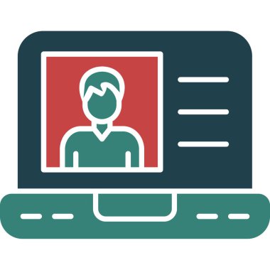 çevrimiçi web simgesi vektör illüstrasyonu